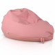 Pouf Sacco XL Rosa chiaro Ecopelle