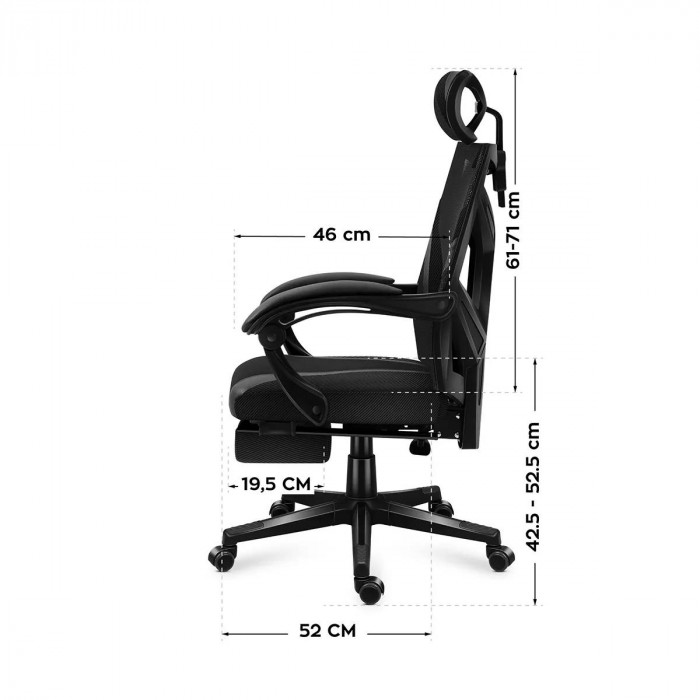 Dimensioni di Huzaro Combat 5.0 Nero