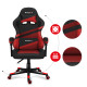 Sedia da gioco HUZARO FORCE 4.4 Rosso Mesh