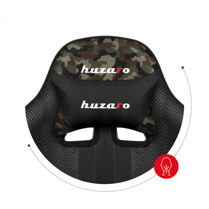 Cuscino lombare per sedia da gioco Huzaro Force 4.7 Camo Mesh