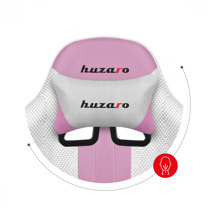 Cuscino lombare per sedia da gioco Huzaro Force 4.7 Rosa Mesh