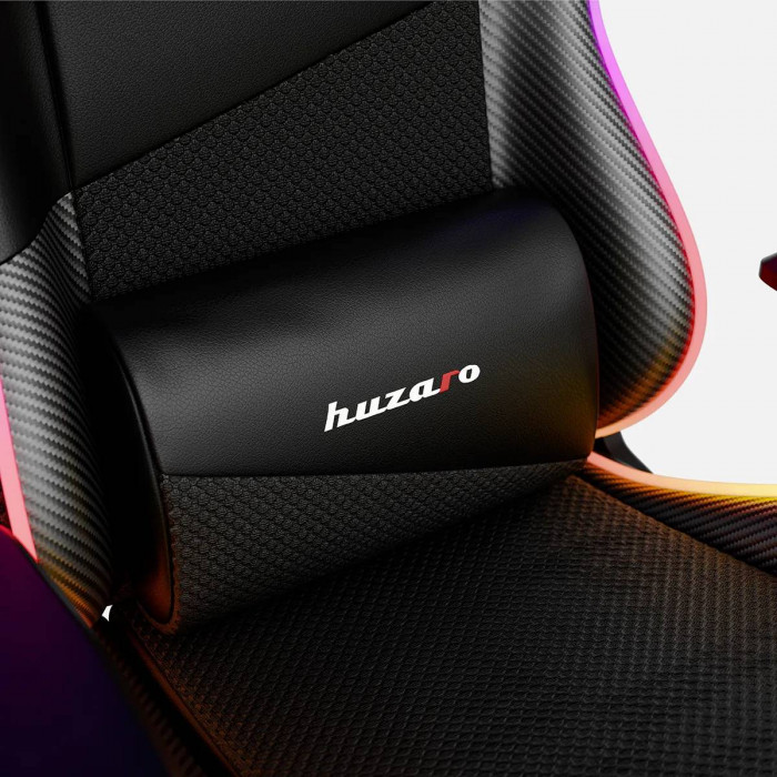 Cuscino lombare per sedia da gioco Huzaro Force 6.2 Nero RGB