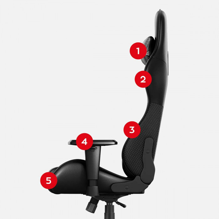 Sedia da gioco ergonomica Force 6.2