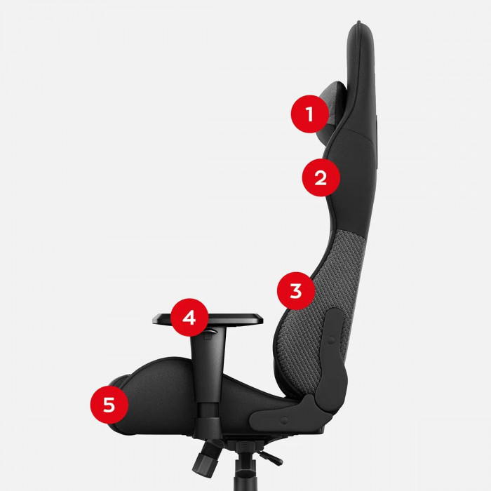 Sedia da gioco ergonomica Force 6.2