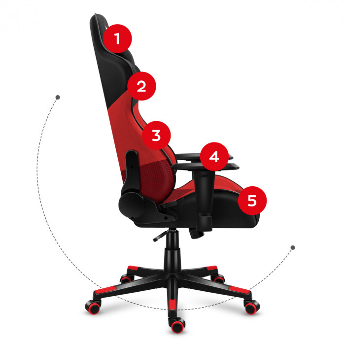 Sedia da gioco ergonomica Force 6.2