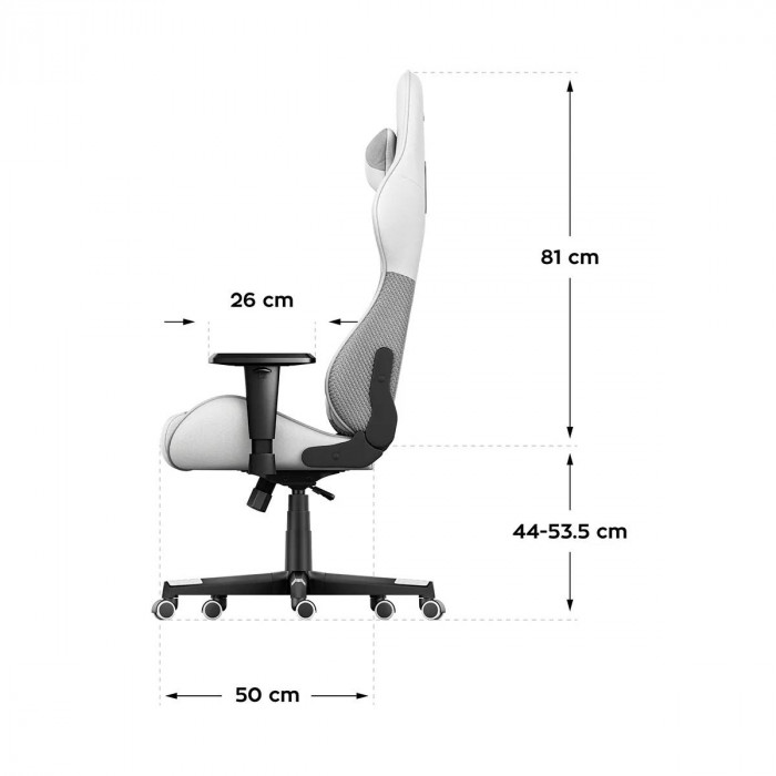 Dimensioni della sedia Huzaro Force 6.2