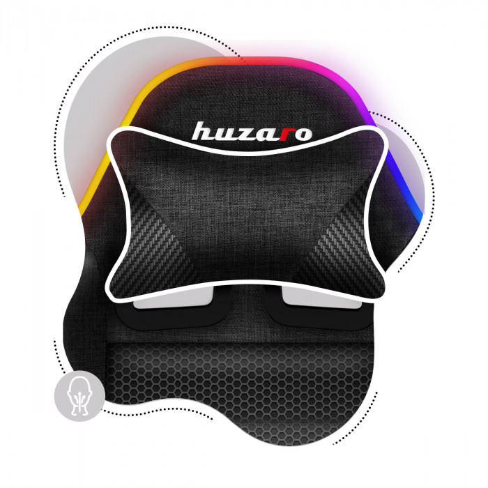 Huzaro Ranger 6.0 RGB cuscino per sedile e collo