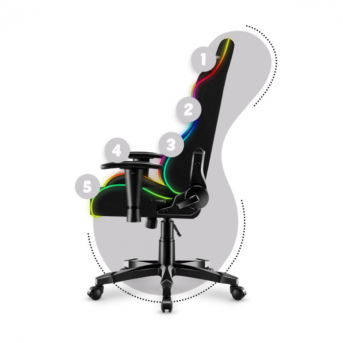 Cinghia alla caviglia sinistra Huzaro Ranger 6.0 RGB