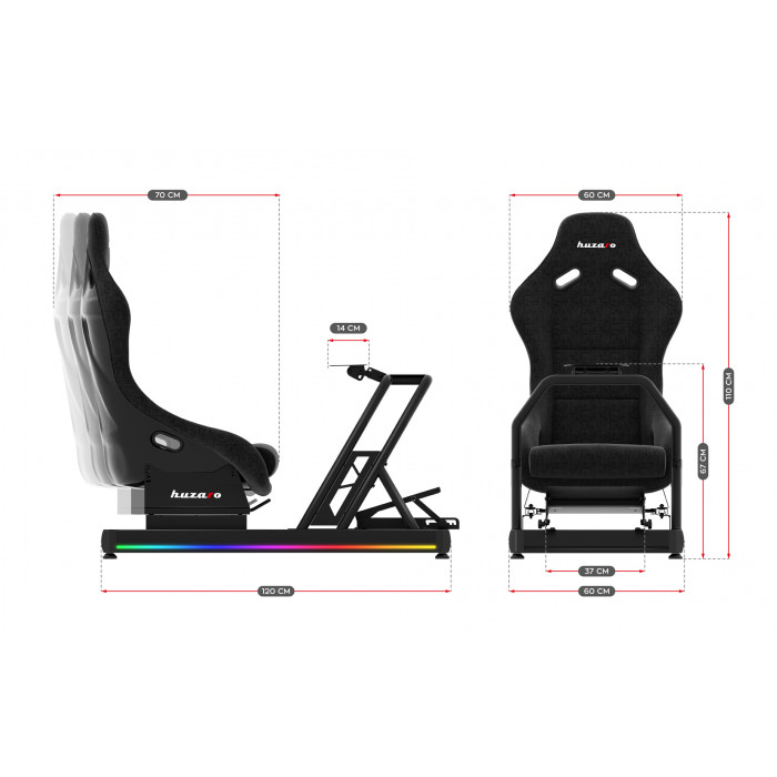 Dimensioni del cockpit Speed 9.0 racing