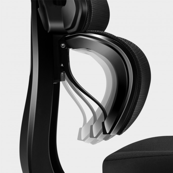 Schienale ergonomico della sedia da ufficio Expert 4.9 Nero