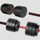 Set di manubri in bitume 40 kg Athler Lion 45