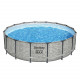 488 x 122 cm 18in1 Bestway 5619E Piscina Fuori Terra a scaffale.