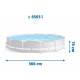 366 x 76 cm 16in1 INTEX 26712 piscina a cremagliera da esterno + macchina per le bolle GRATUITA