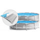 366 x 76 cm 16in1 INTEX 26712 piscina a cremagliera da esterno + macchina per le bolle GRATUITA