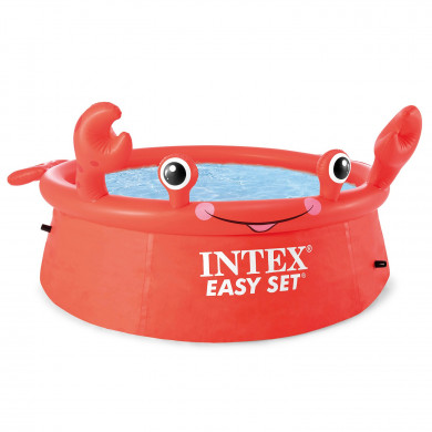 Granchio 183 x 51 cm bambini Piscina gonfiabile rotonda fuori terra da giardino INTEX 26100