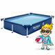 Piscina da Esterno rettangolare 221 x 150 x 43 cm Bestway 56401N.