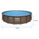 549 x 122 cm 12-in-1 Bestway 56977 Piscina Fuori Terra