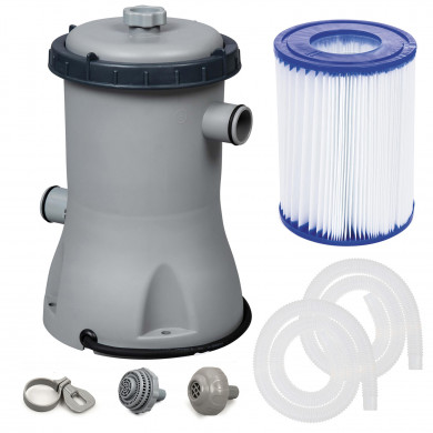 Pompa filtro piscina + trasformatore 12V 2006L/h Bestway 58383GS