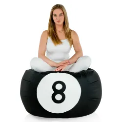 Pouf resistente realizzato in materiale ecologico per un arredamento elegante