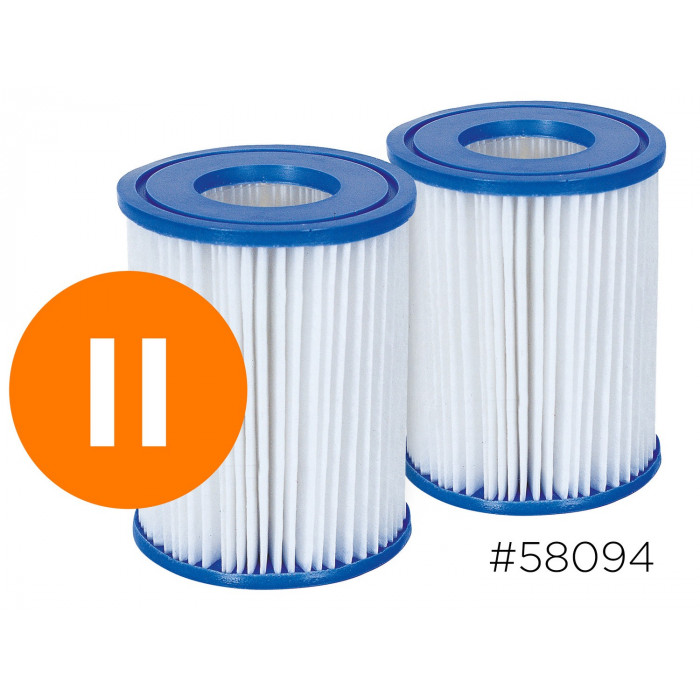 Filtro per pompa filtro tipo II - 2 pz. Bestway 58094