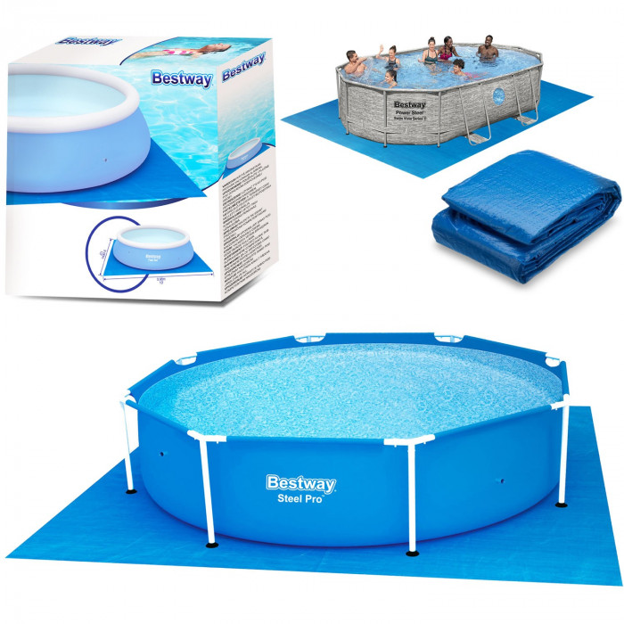 Tappeto per piscina - 396 x 396 cm Bestway 58002.