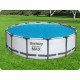 Copertura solare per piscina a cremagliera da 427 cm Bestway 58252.