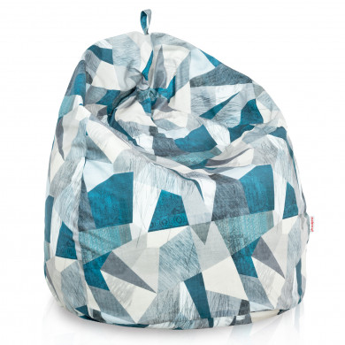 Pouf sacco astratto