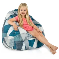 Poltrona Pouf Sacco L per bambini -Tessuto Stampato Premium – vista 24