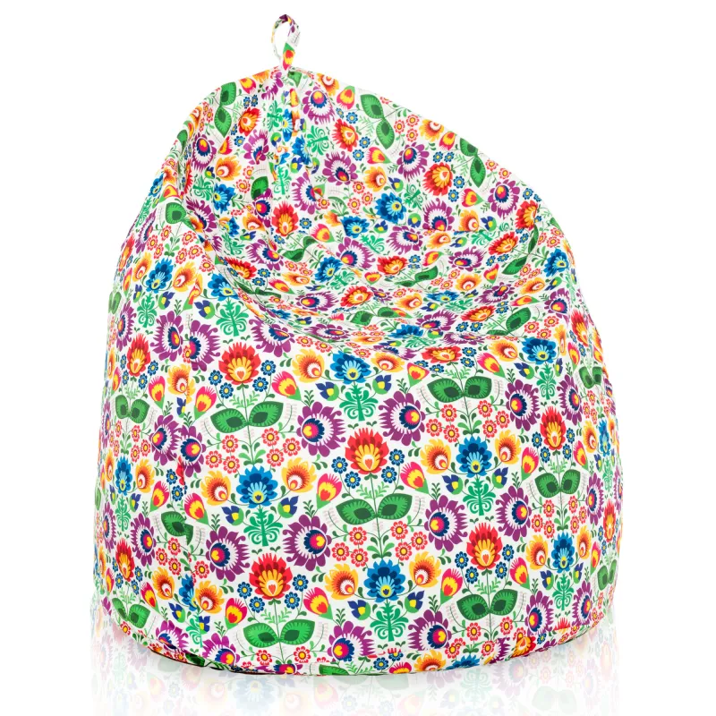 Poltrona Pouf Sacco XL Grande - Tessuto Stampato Premium – vista 20