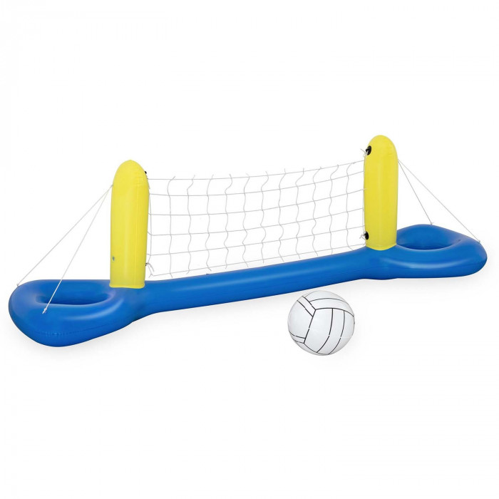 Set da pallavolo galleggiante per piscina 252 x 64 cm Bestway 52133.