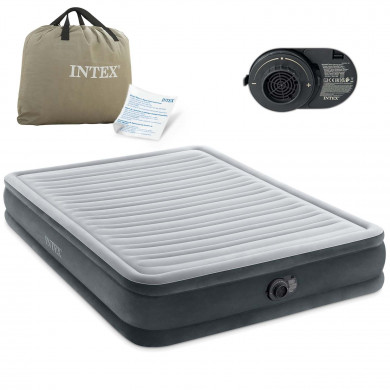 Materasso gonfiabile 203x152x33 con pompa elettrica incorporata INTEX 67770ND