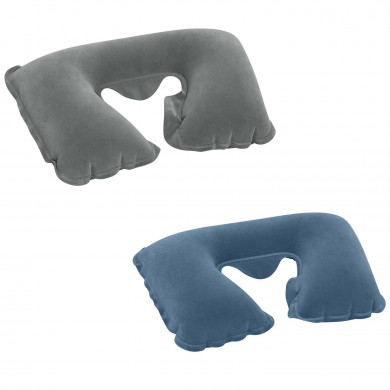 Cuscino da viaggio croissant floccato 2 colori 46 x 28 cm Bestway 67006