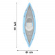 Bestway 65115 Hydro-Force Cove Champion X1 kayak.