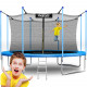 Trampolino da esterno 15ft/465cm con rete interna e scaletta