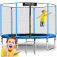 Trampolino da esterno 10ft/312cm con rete da esterno e scaletta