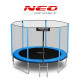 Trampolino da esterno 10ft/312cm con rete da esterno e scaletta