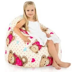 Poltrona Pouf Sacco L per bambini -Tessuto Stampato Premium – vista 17