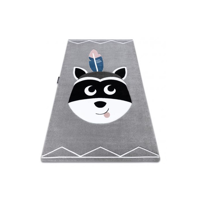 Dywan PETIT RACCOON MUKKI SZOP szary