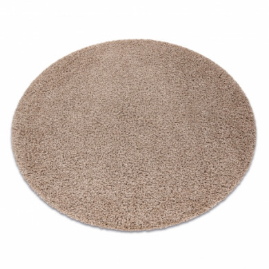 Tappeto SOFFI cerchio shaggy 5cm beige