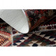 Dywan do prania ANDRE 2305 Orientalny patchwork, antypoślizgowy - bordo / brązowy