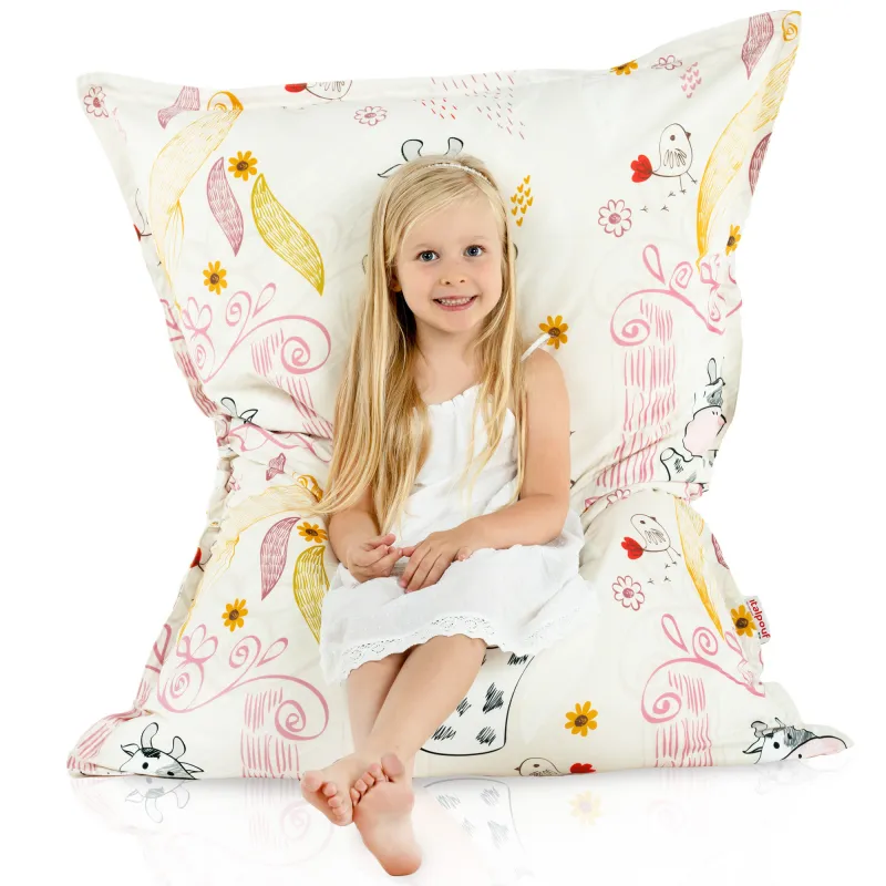 Cuscino da Pavimento Gigante XL per bambini - Tessuto Stampato Premium – vista 74