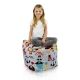 Pouf per bambini pirata cubo