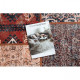 Dywan ANTIKA ancient rust, nowoczesny patchwork, grecki do prania - terakota