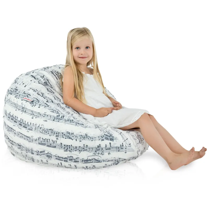 Poltrona Pouf Sacco L per bambini -Tessuto Stampato Premium – vista 34