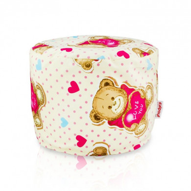 Pouf orsetto cilindro