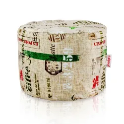Pouf Rotondo Cilindro - Tessuto Stampato Premium