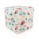Pouf italia cubo tessuto