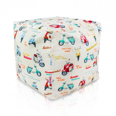 Pouf italia cubo