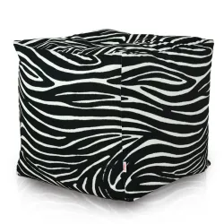Pouf Cubo Quadrato - Tessuto Stampato Premium