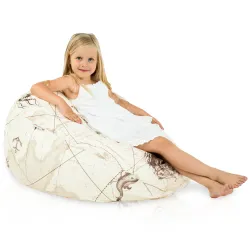 Poltrona Pouf Sacco L per bambini -Tessuto Stampato Premium – vista 61